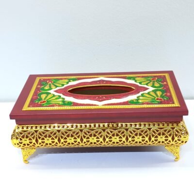 tissue box premium ornate wooden royal minakaris design
