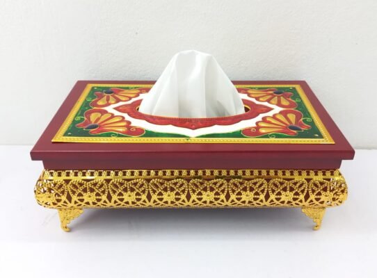 tissue box premium ornate wooden royal minakaris design