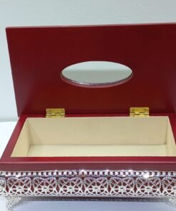 tissue box premium ornate wooden royal minakaris design