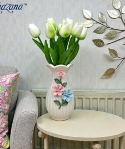 Mega Shop premium handcrafted ceramic flower vase