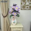 ceramic handcrafted 3d floral vase