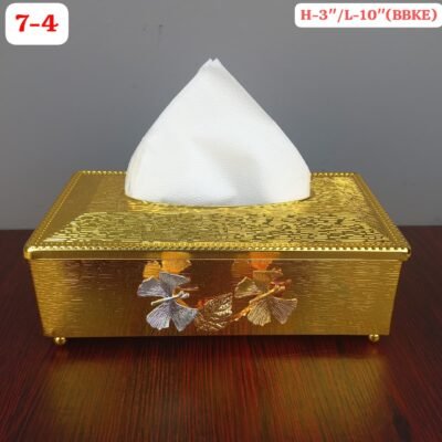 Elegant Gold Metallic Tissue Box Holder elegant gold metallic tissue box holder