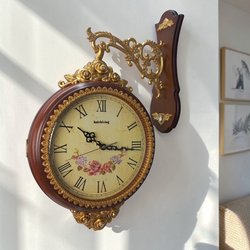 double sided station wall clock advertisement double sided station wall clock advertisement