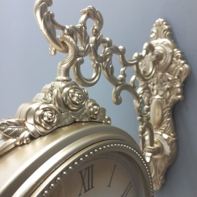 imported double sided wall clock | roman & numeric dial