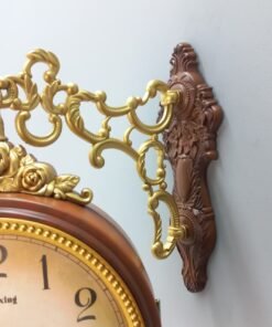 imported double sided wall clock roman and numeric dial