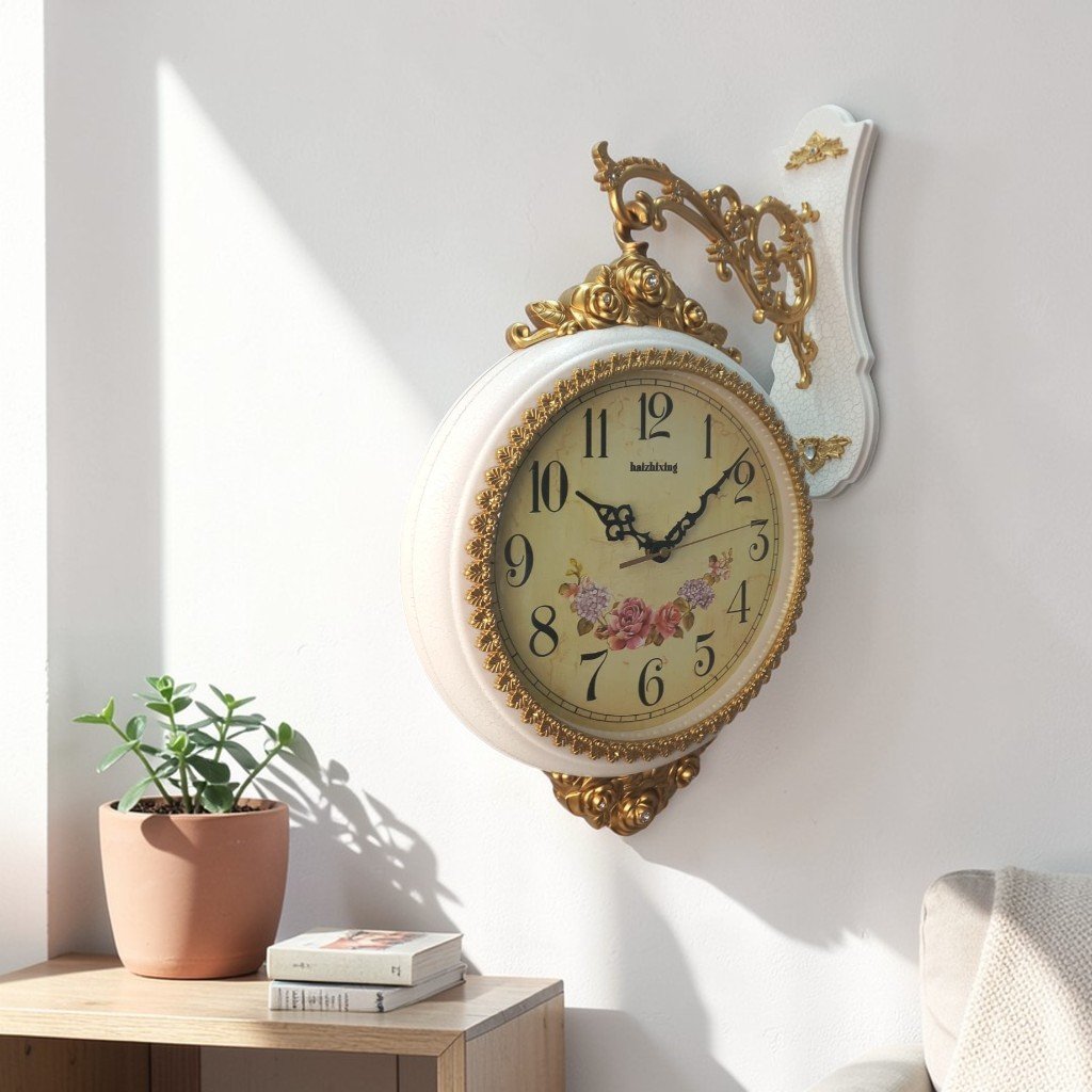 double sided station wall clock advertisement double sided station wall clock advertisement