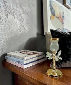 luxurious gold crystal pillar candle holder set luxurious gold crystal pillar candle holder set