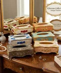 antique style ornate tissue holders