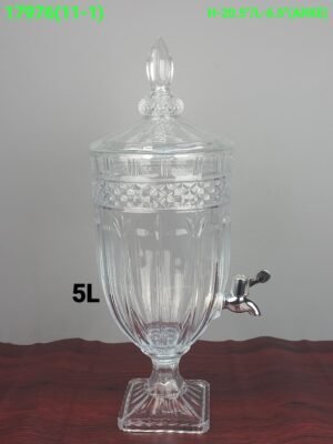 Royal Crystal Cut Glass Beverage Dispenser with Tap royal crystal cut glass beverage dispenser with tap