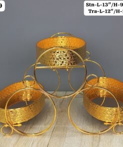 luxury 3 tier gold geometric serving station luxury 3 tier gold geometric serving station