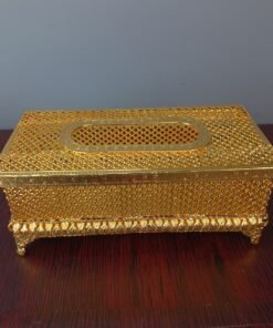 royal golden lattice metal tissue box luxury home decor royal golden lattice metal tissue box luxury home decor