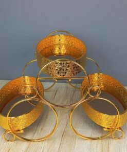 luxury 3 tier gold geometric serving station luxury 3 tier gold geometric serving station