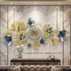 Luxury Ginkgo Leaf Metal Wall Art Clock luxury ginkgo leaf metal wall art clock