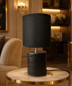 Mega Shop modern textured ceramic table lamp