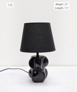 minimalist abstract ceramic table lamp