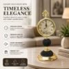 Premium Vintage Golden and black Table Clock 734862808 1645875034209089 8921092415594826484 n