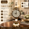Vintage Elegance Antique Style Luxury Table Clock with Silent Movement Luxury Table Clock with Silent Movement