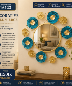 Mega Shop Metal Wall Mirror