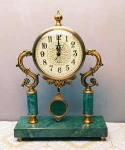 Premium Vintage Pendulum Table Clock img 20260628 163627