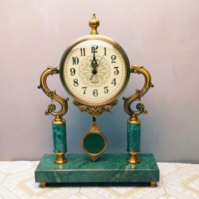 Premium Vintage Pendulum Table Clock img 20260628 163627