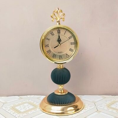 Premium Vintage Golden and black Table Clock img 20260628 183413