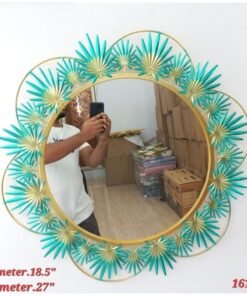 Leaf Metal Wall Mirror