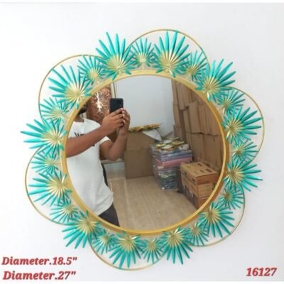 Leaf Metal Wall Mirror