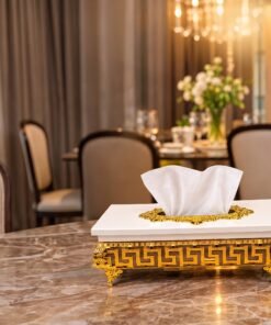 Premium Ornate Wooden Tissue Box