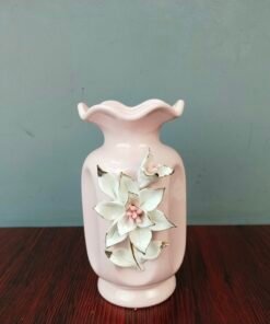 Premium Handcrafted Pink Ceramic Flower Vase
