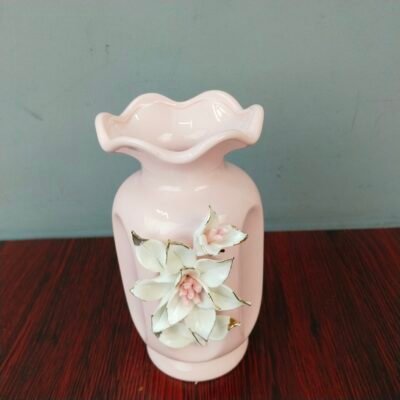 Premium Handcrafted Pink Ceramic Flower Vase