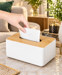 Mega Shop Nordic Minimalist Rectangular Tissue Box Holder