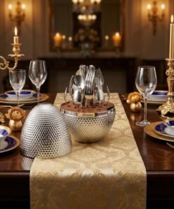 24 Piece Egg Shaped Cutlery Set