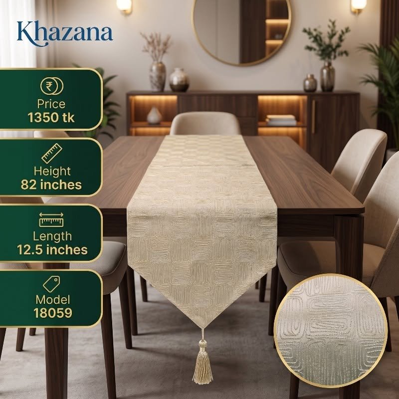 756641499 1672272854902640 8708685997074580181 n Minimalist Geometric Jacquard Table Runner with Tassel