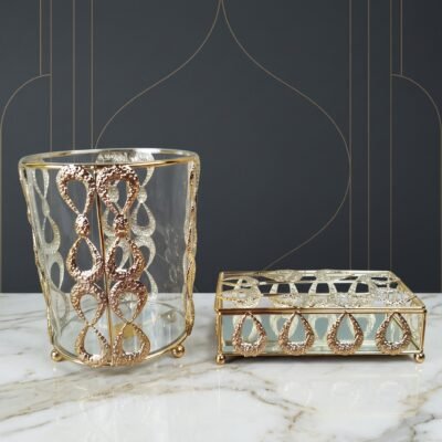 Luxurious Gold tabletop Set