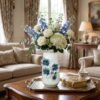Decorative 3D Floral Ceramic Flower Vase Modern Home Decor 3D Floral Ceramic Flower Vase