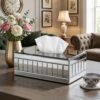 Luxury Silver Mirror Segmented Tissue Box Cove Silver Mirror Segmented Tissue Box Cove