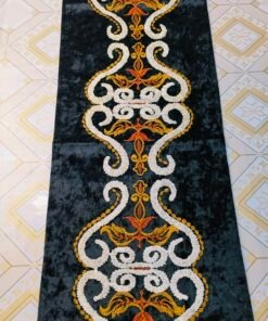 Royal Velvet Embroidered Damask Table Runner Royal Velvet Embroidered Damask Table Runner