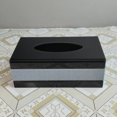 Luxury Leopard Mirror Tissue Box Cover