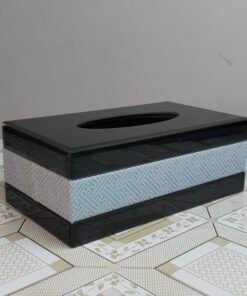 Luxury Leopard Mirror Tissue Box Cover