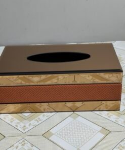 Luxury Gold Mirror Segmented Tissue Box Cover