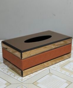 Luxury Gold Mirror Segmented Tissue Box Cover Luxury Gold Mirror Segmented Tissue Box Cover
