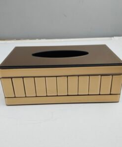 Luxury Gold Mirror Segmented Tissue Box Cover Luxury Gold Mirror Segmented Tissue Box Cover