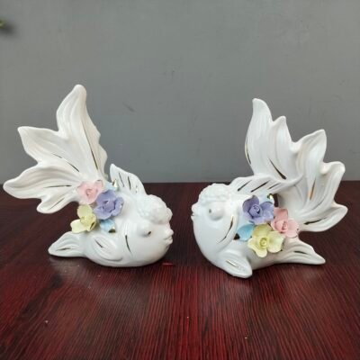 Ceramic fish Showpiece Set