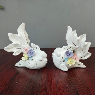 Ceramic fish Showpiece Set