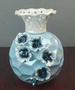 Decorative 3D Floral Ceramic Flower Vase