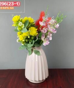 Premium Ribbed Ceramic Flower Vase Premium Ribbed Ceramic Flower Vase
