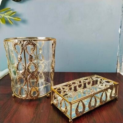 Luxurious Gold tabletop Set