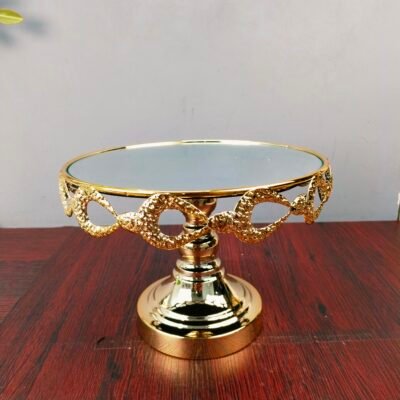 Gold Metal Cake Stand