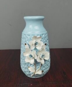Decorative 3D Floral Ceramic Flower Vase Modern Home Decor