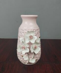 Decorative 3D Floral Ceramic Flower Vase